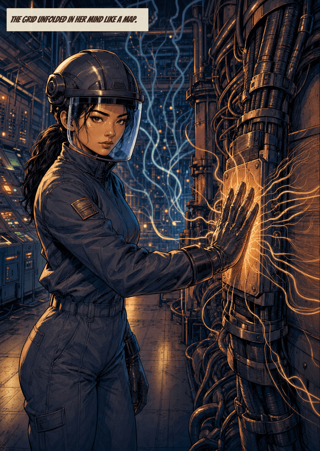 Grid Map in Her Mind